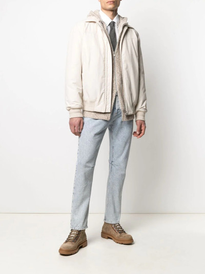 Brunello Cucinelli padded bomber jacket outlook