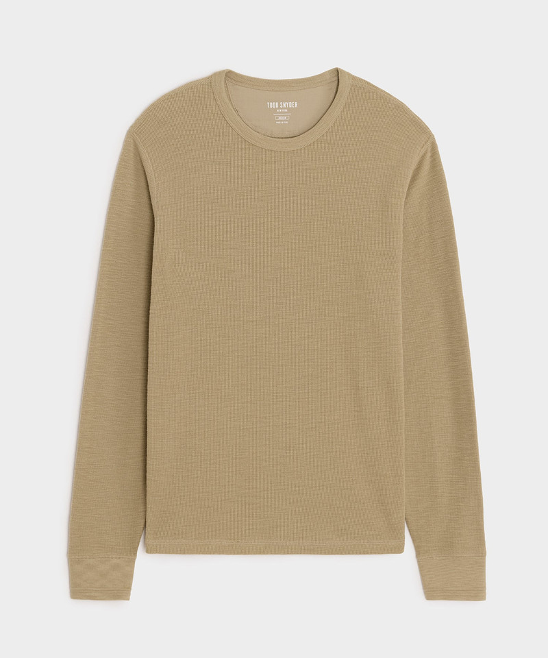 Lightweight Mini Waffle Tee 1