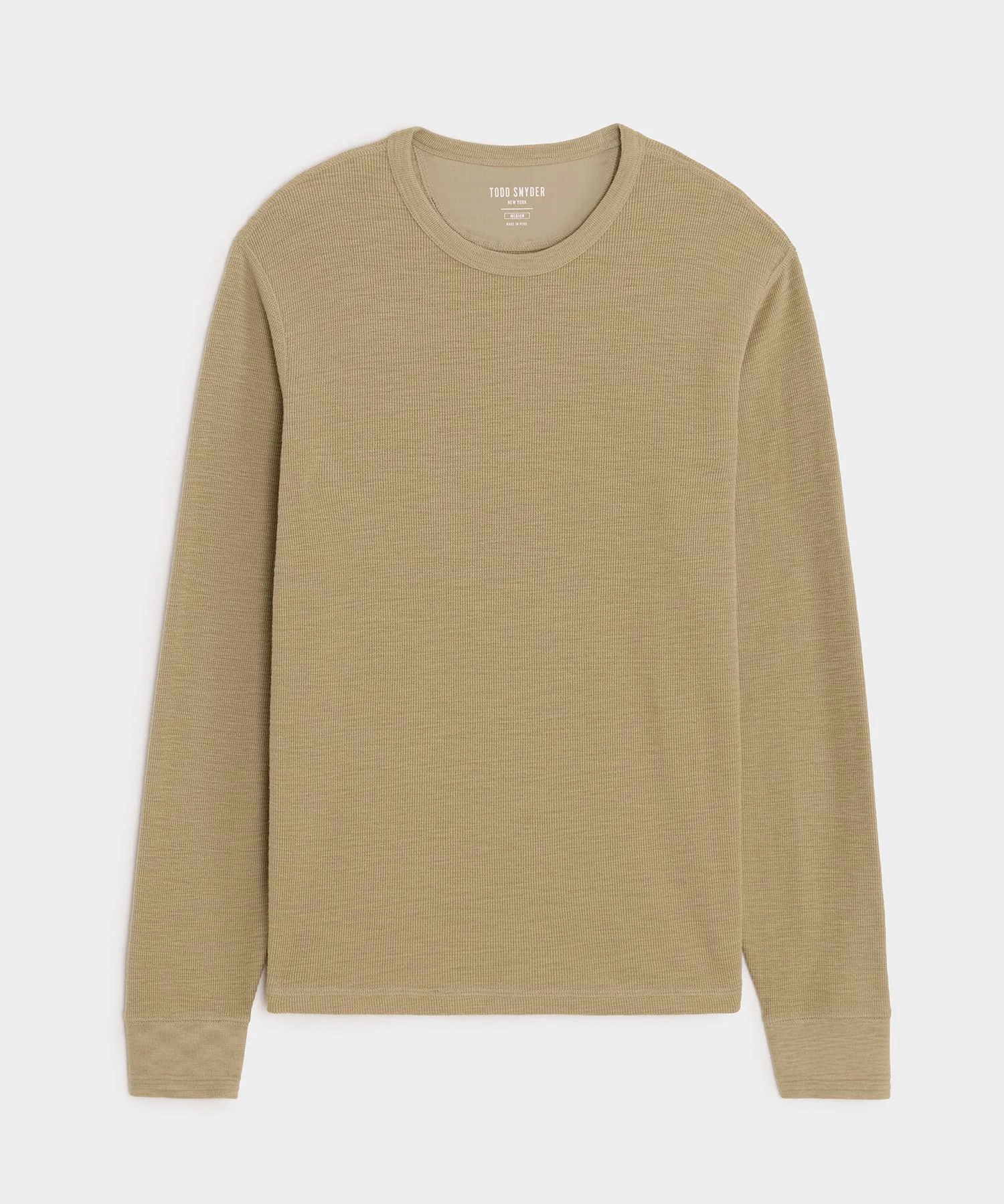 Lightweight Mini Waffle Tee - 1