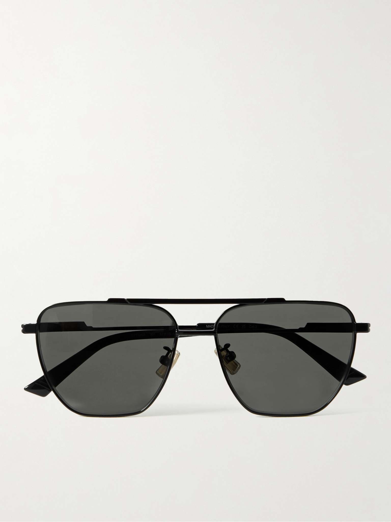 Aviator-Style Metal Sunglasses - 1