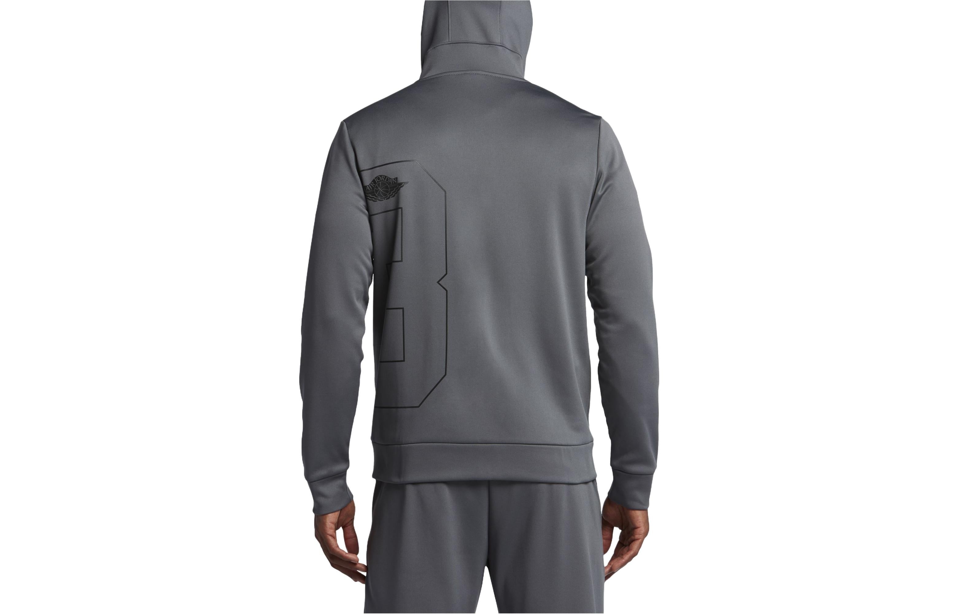 Air Jordan 23 Therma Lite Full zip Hoodie 'Grey' 831381-021 - 2