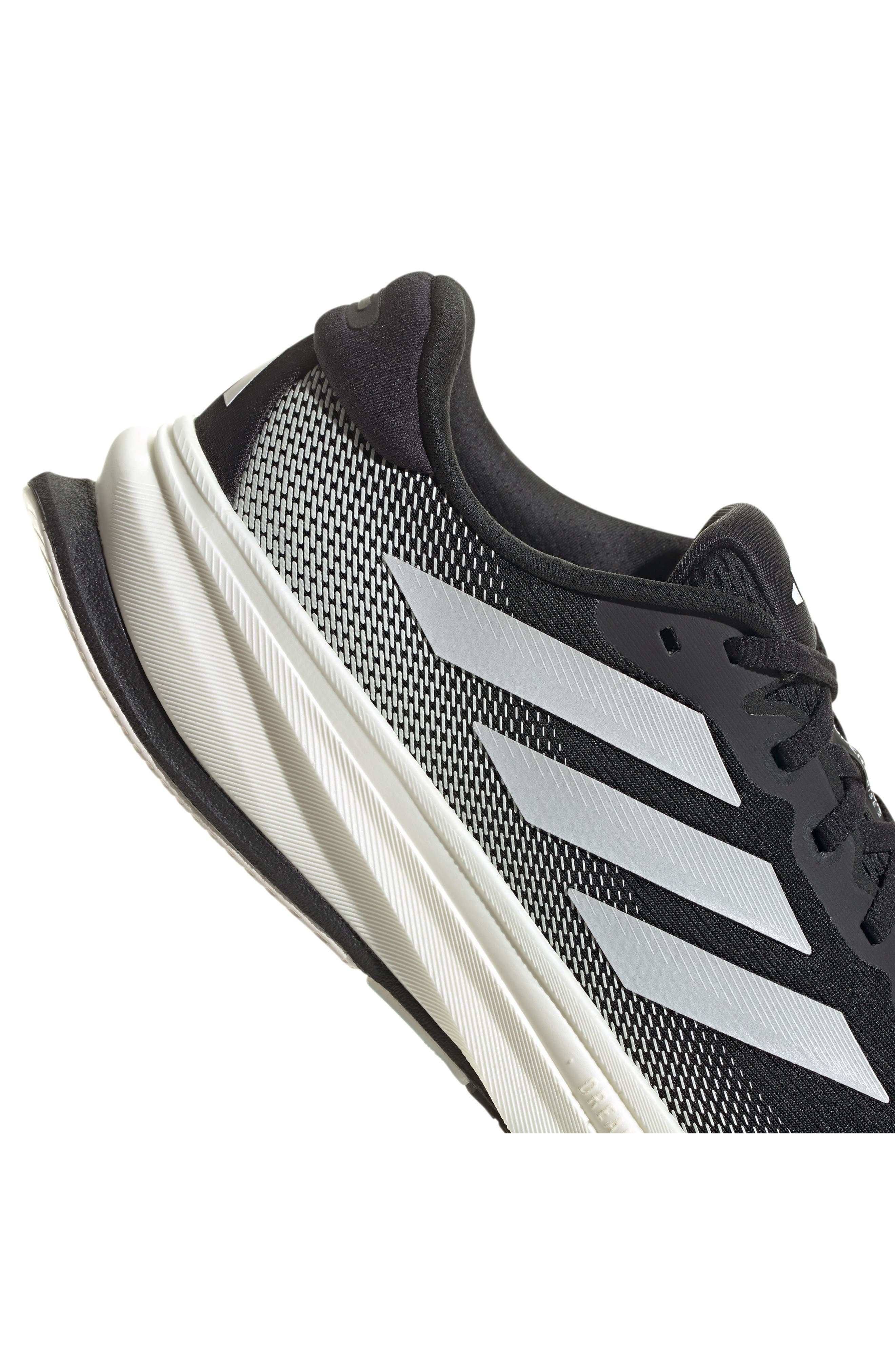 adidas Supernova Rise 2 Running Shoe in Black/Metallic/Crystal White at Nordstrom - 8