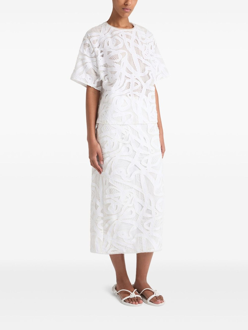 Ports 1961 lace-detailing top outlook