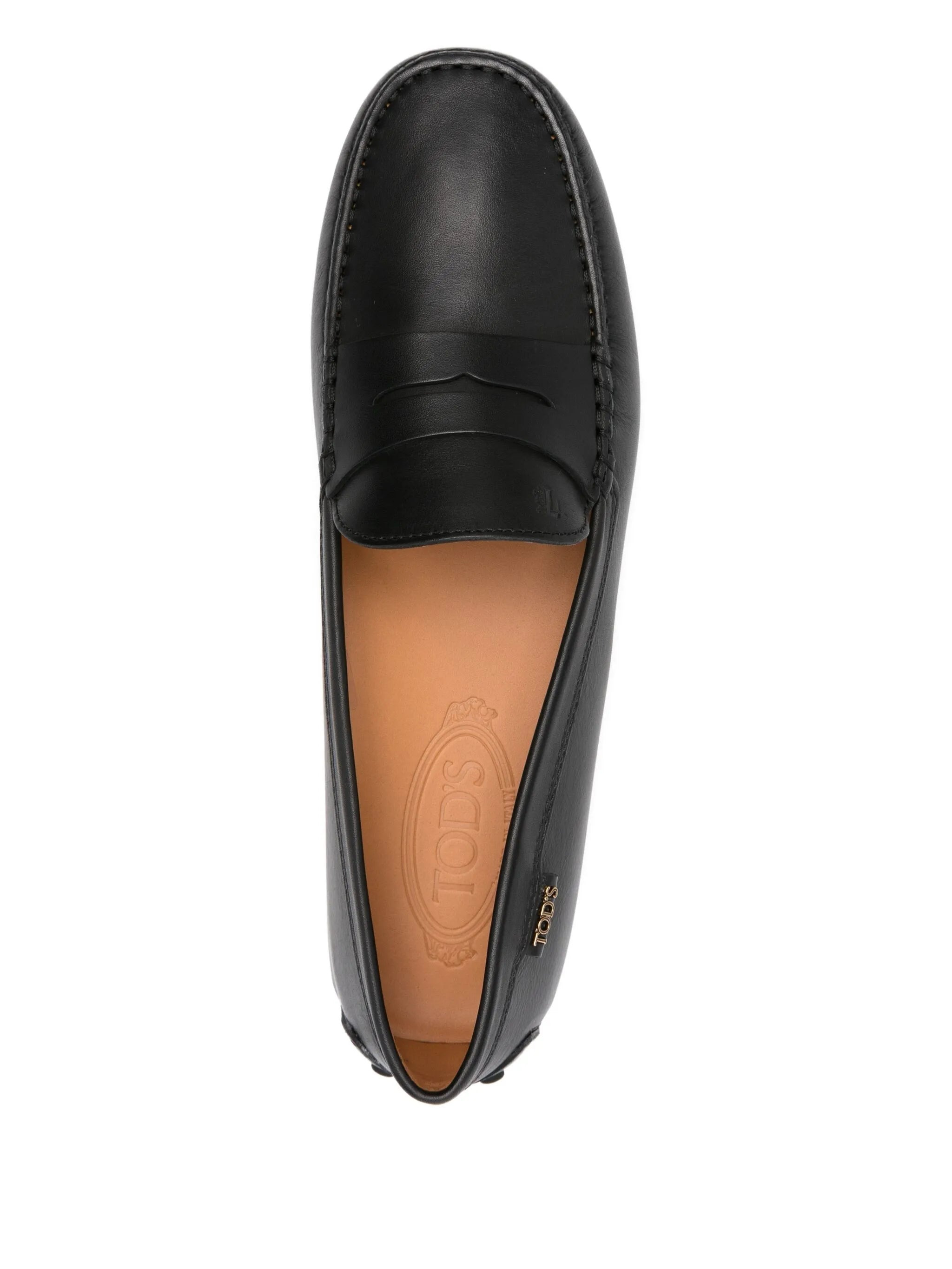 logo-detail driving loafers - 4