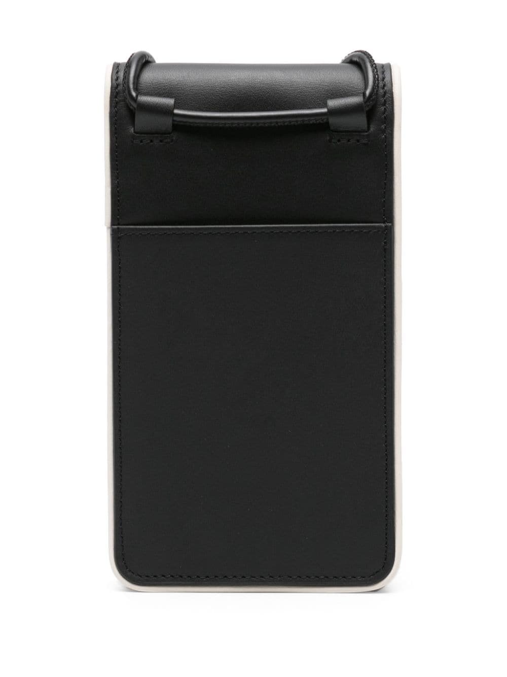 logo-print leather phone holder - 2
