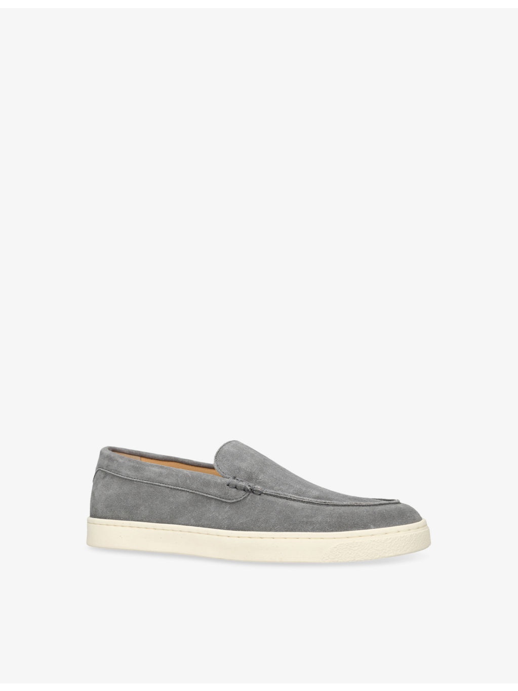 Chevron Slip-On Suede Loafers - 3