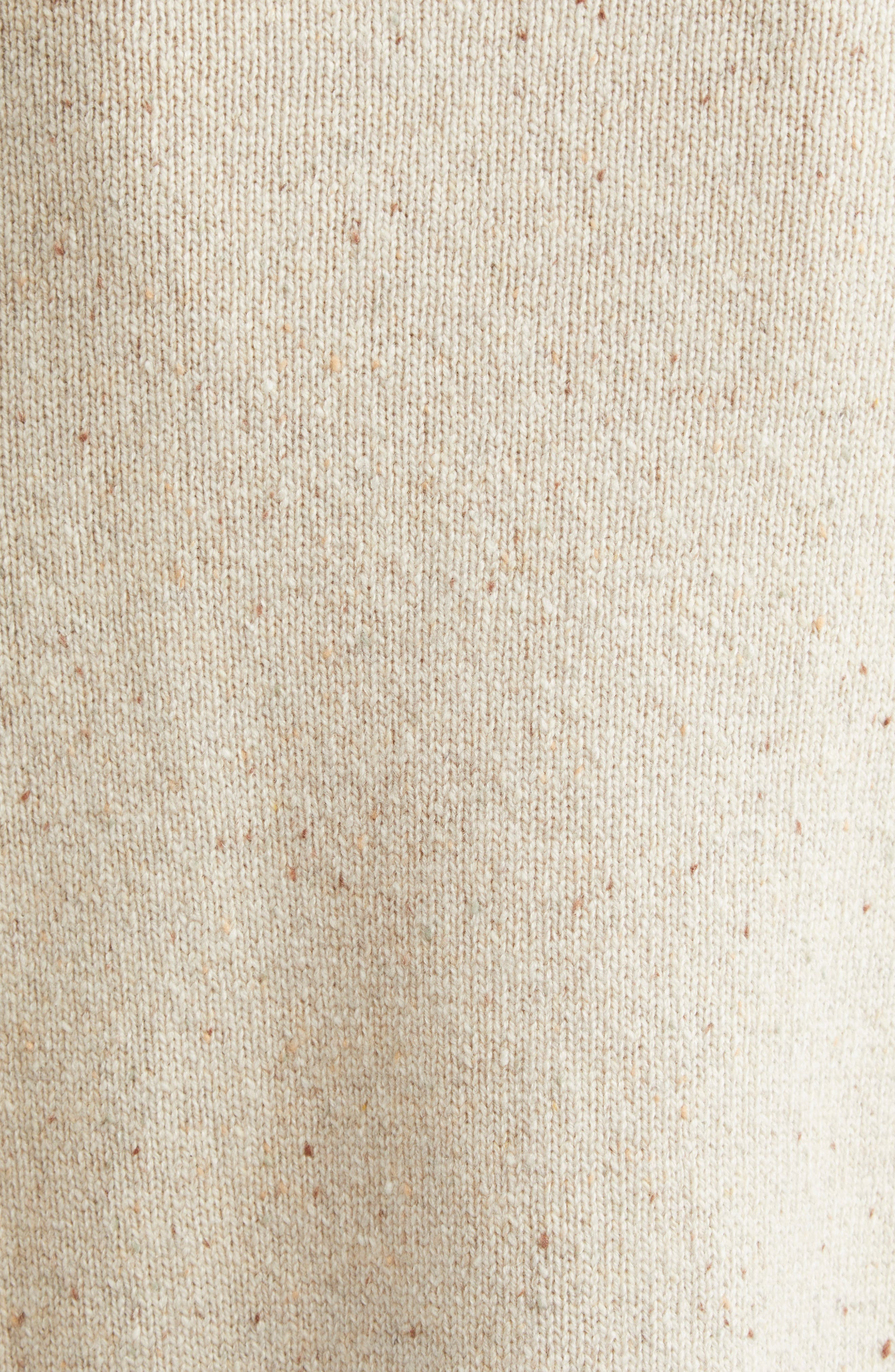 Johnstons of Elgin Relaxed Fit Cashmere Donegal Sweater in Cream Dun Donegal at Nordstrom - 6