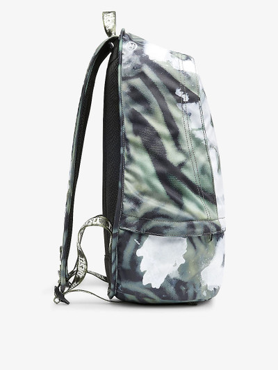 Diesel Rave X logo-print woven backpack outlook