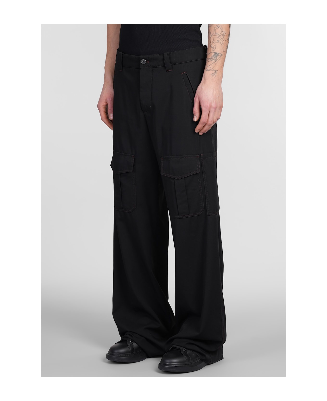 Pants In Black Wool - 4