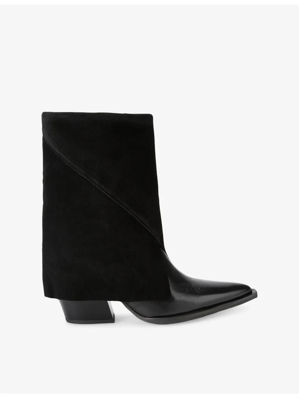 McCoy Leather and Suede Knee-High Boots - 1