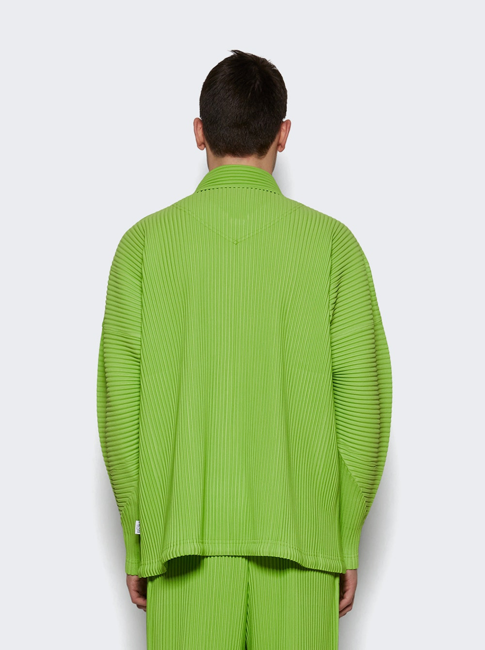 Pleated Shirt Fresh Green - 4