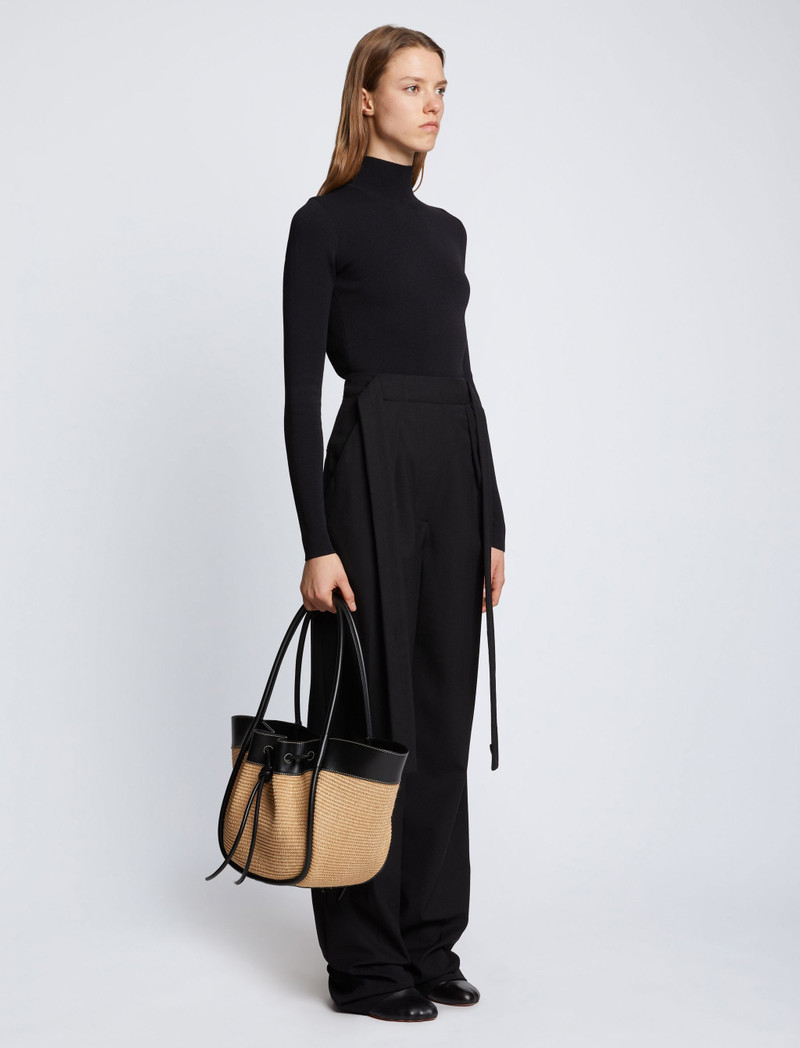 Proenza Schouler Raffia Ruched Tote outlook