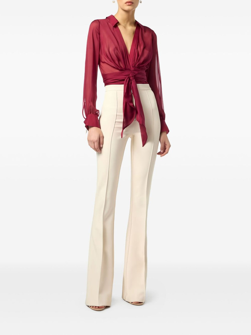 ELISABETTA FRANCHI sash-detail blouse outlook