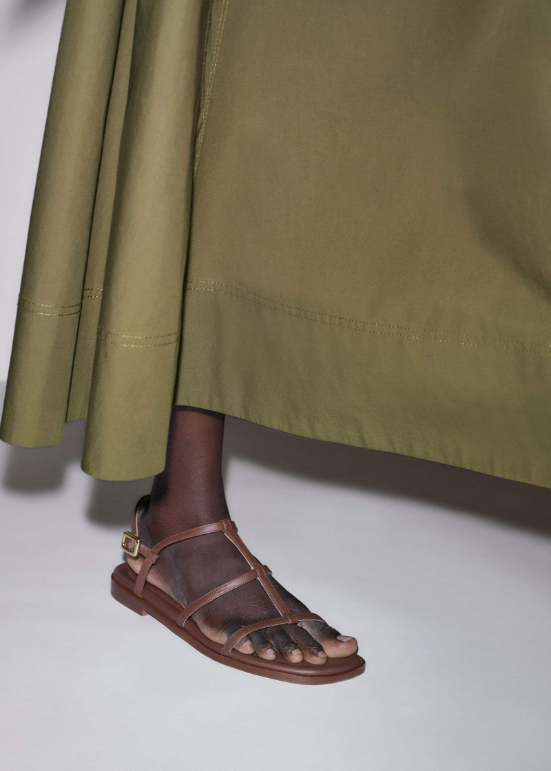 Caged Flat Sandal 4