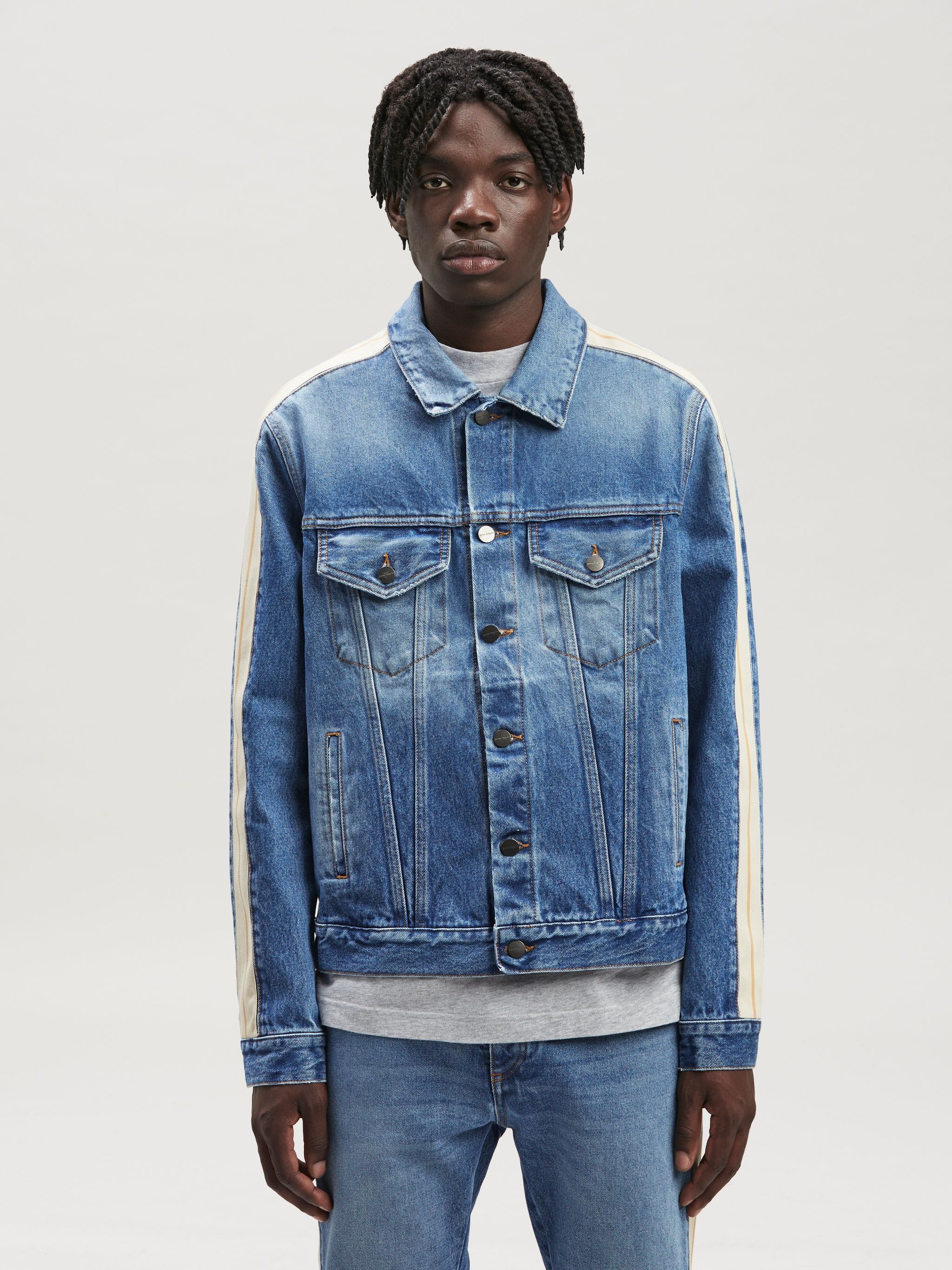 TRACK DENIM JACKET - 3