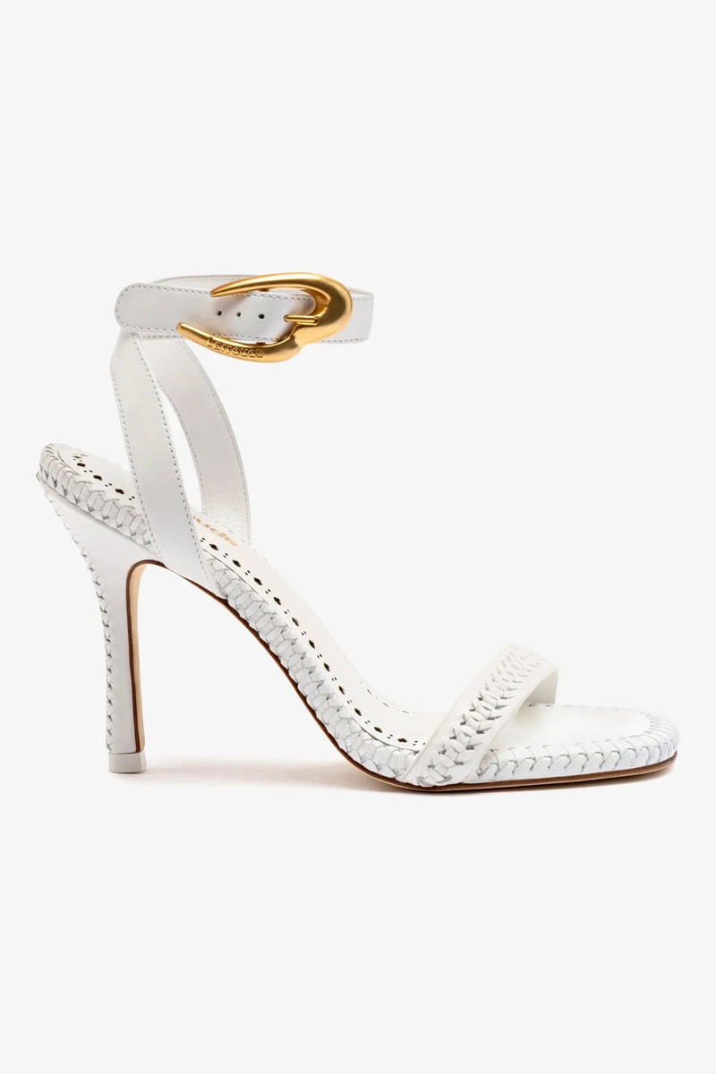 Verona Sandal In White Leather 1