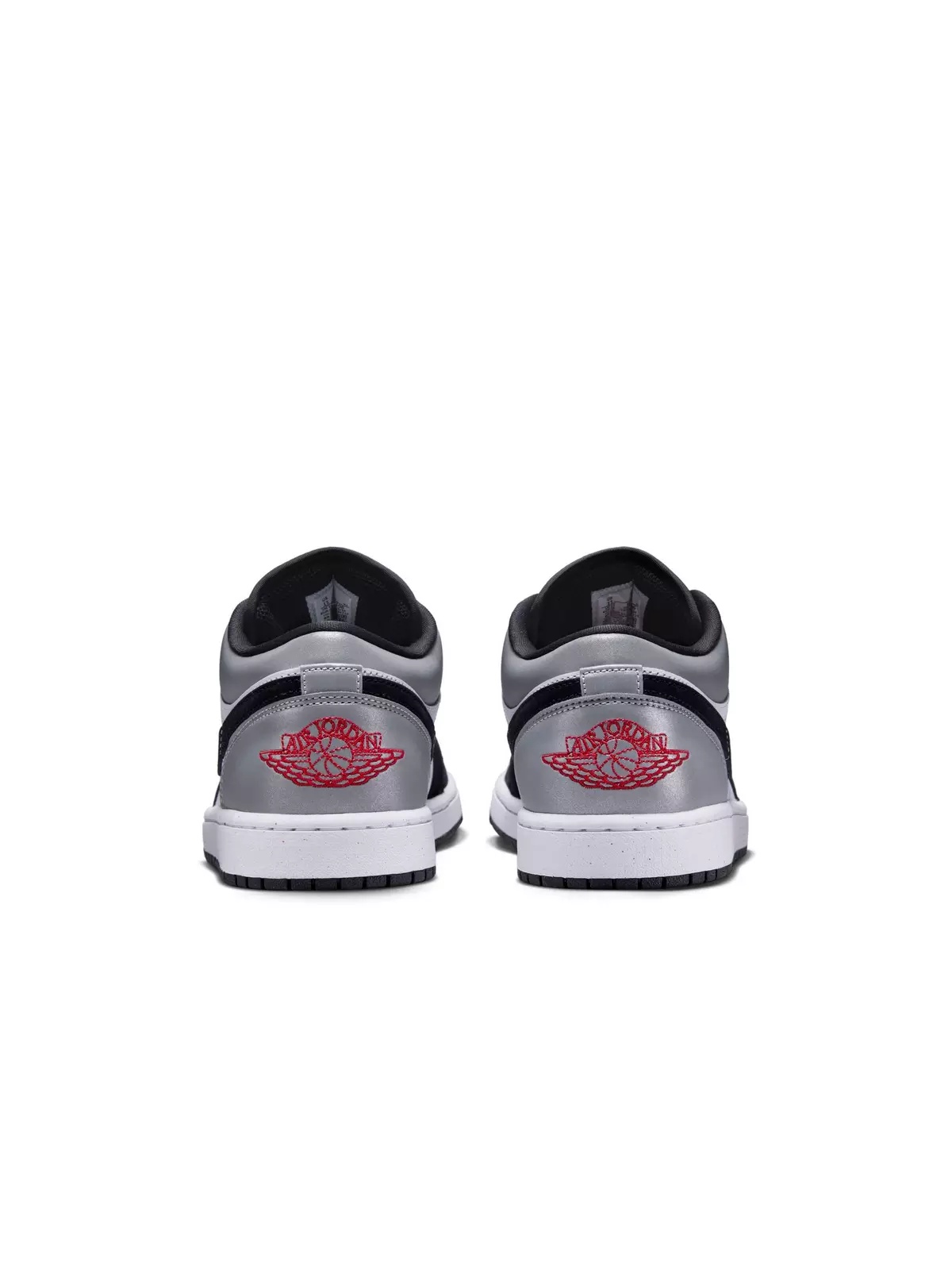 1 Low SE "White/Fire Red/Black/Matte Silver" Men's Shoe - 7