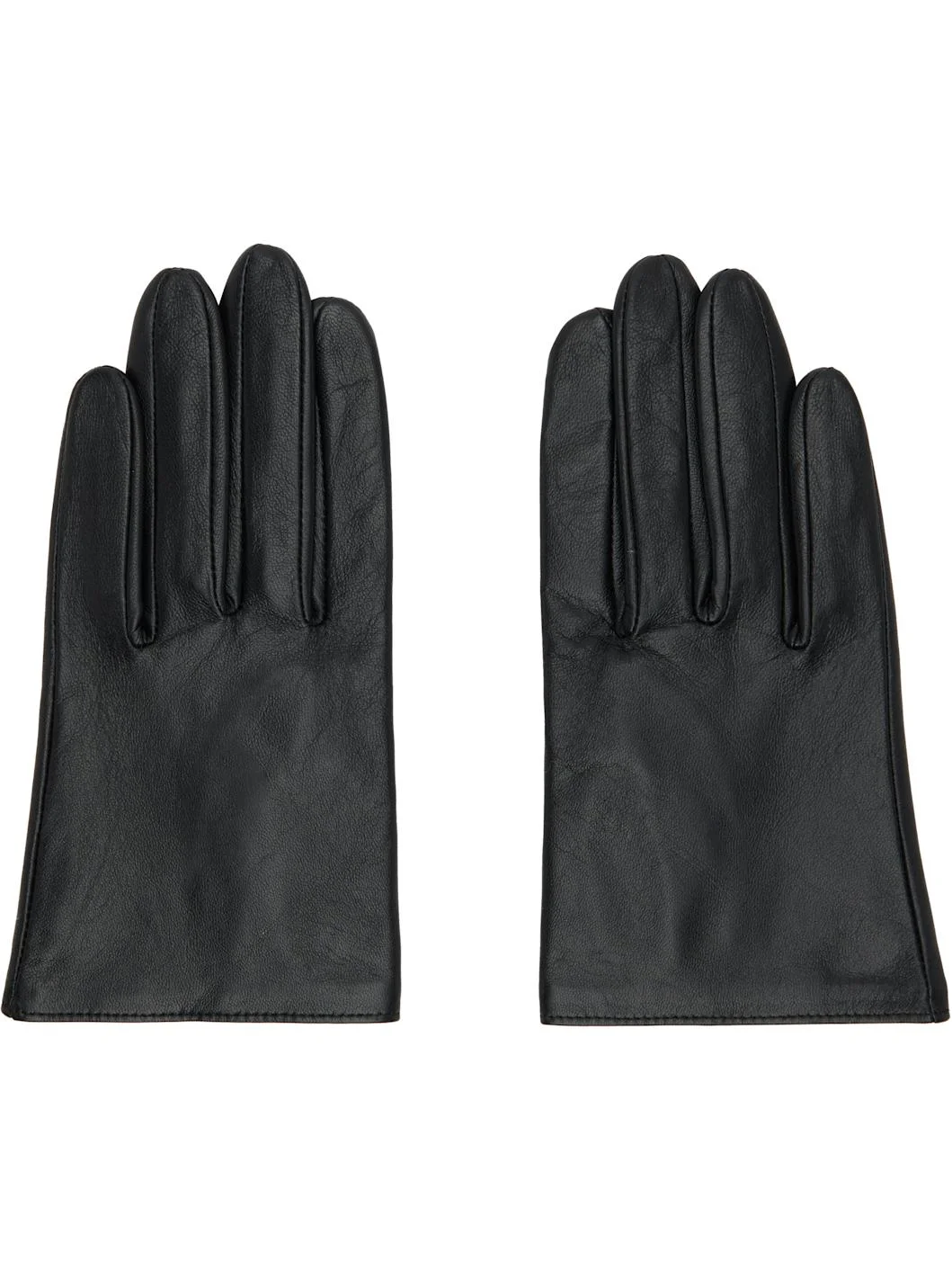 Black Short Gloves - 1