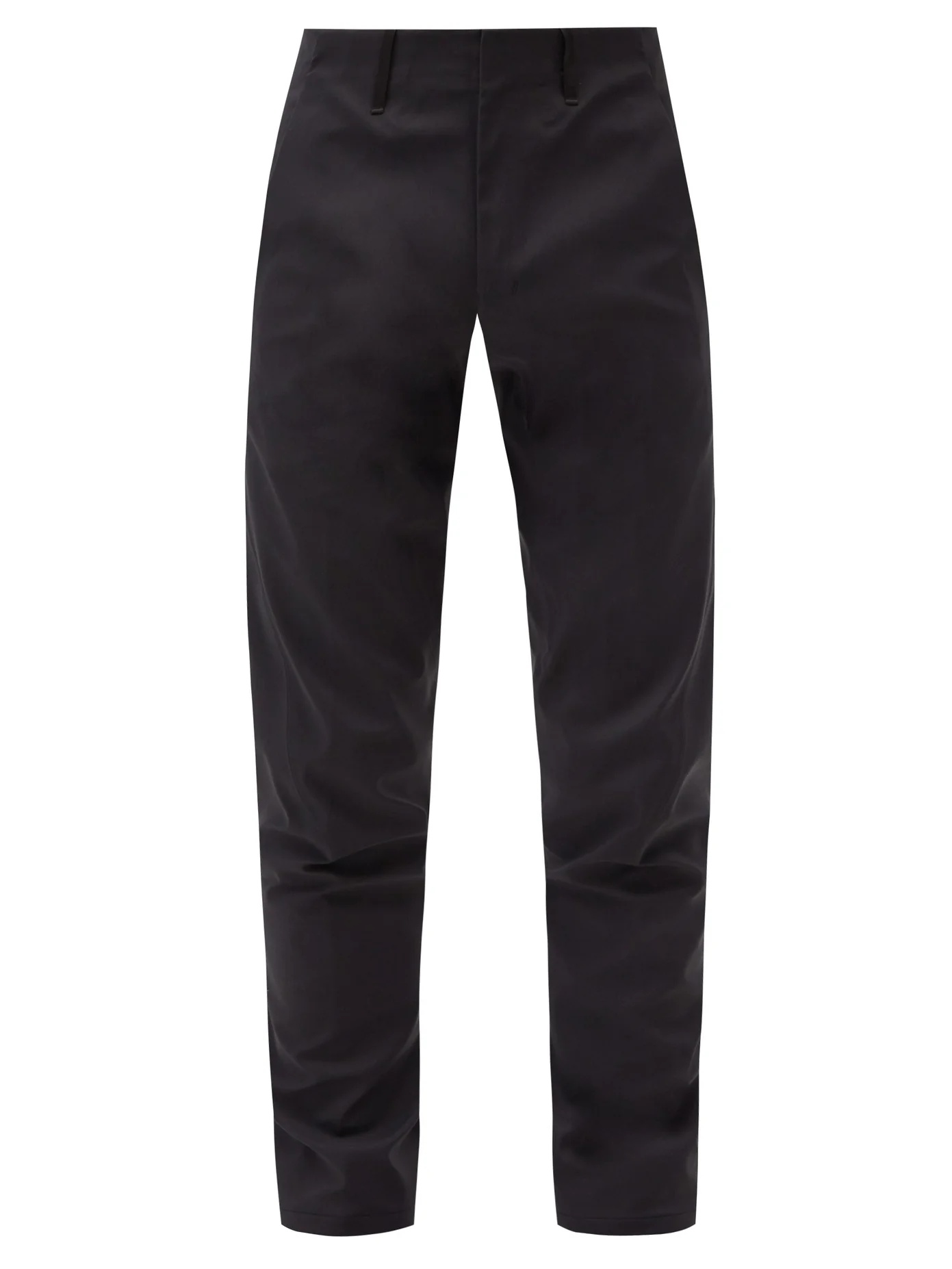 Indisce panelled wool-blend technical trousers - 1