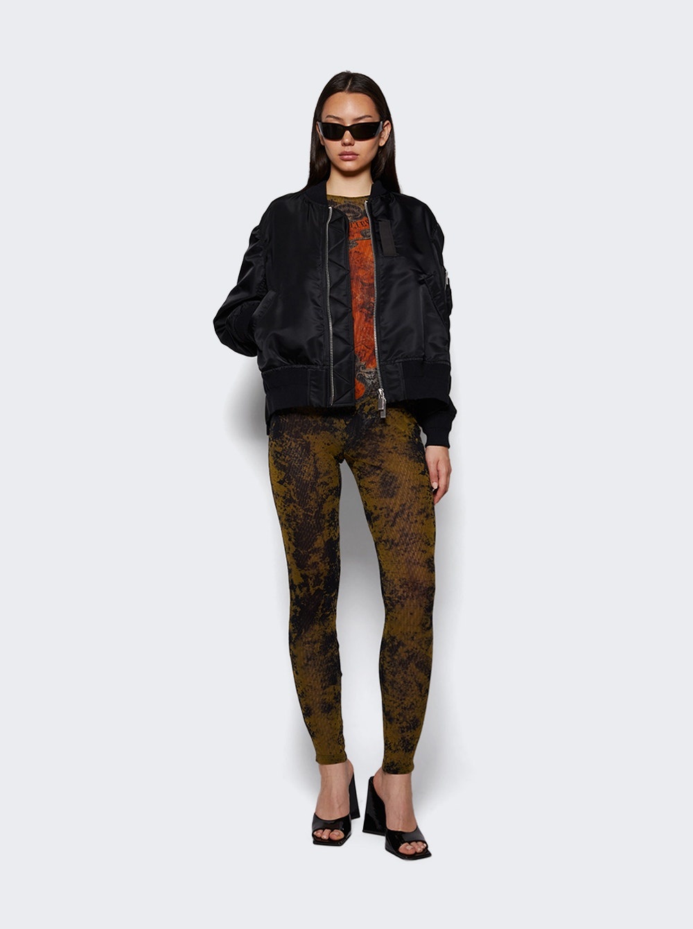 Nylon Twill Blouson Jacket Black - 5