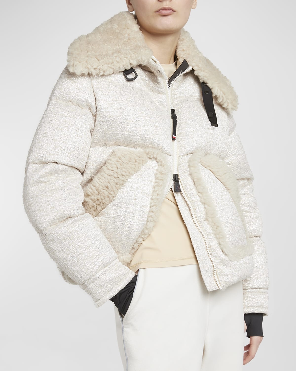 Stowe Metallic Boucle Puffer Jacket - 7