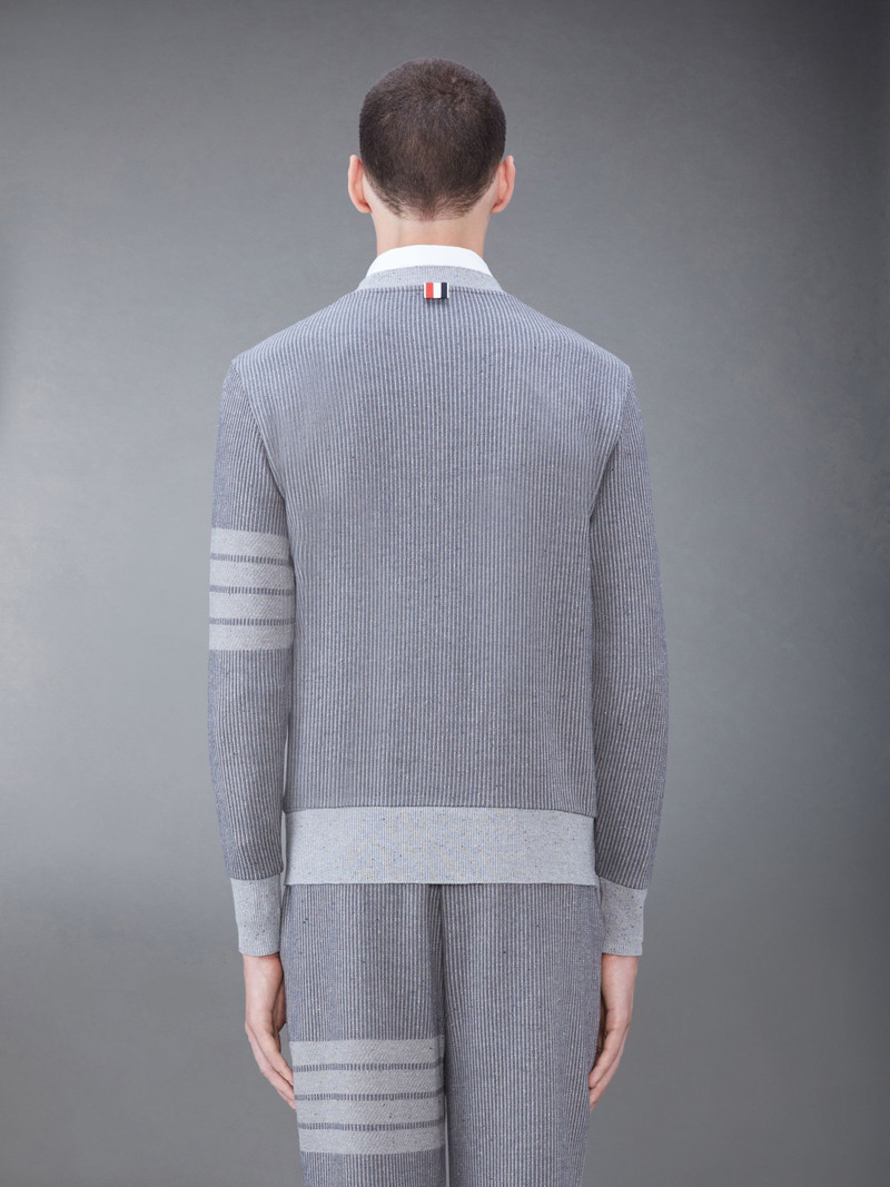 Thom Browne 4-Bar crew-neck sweatshirt outlook