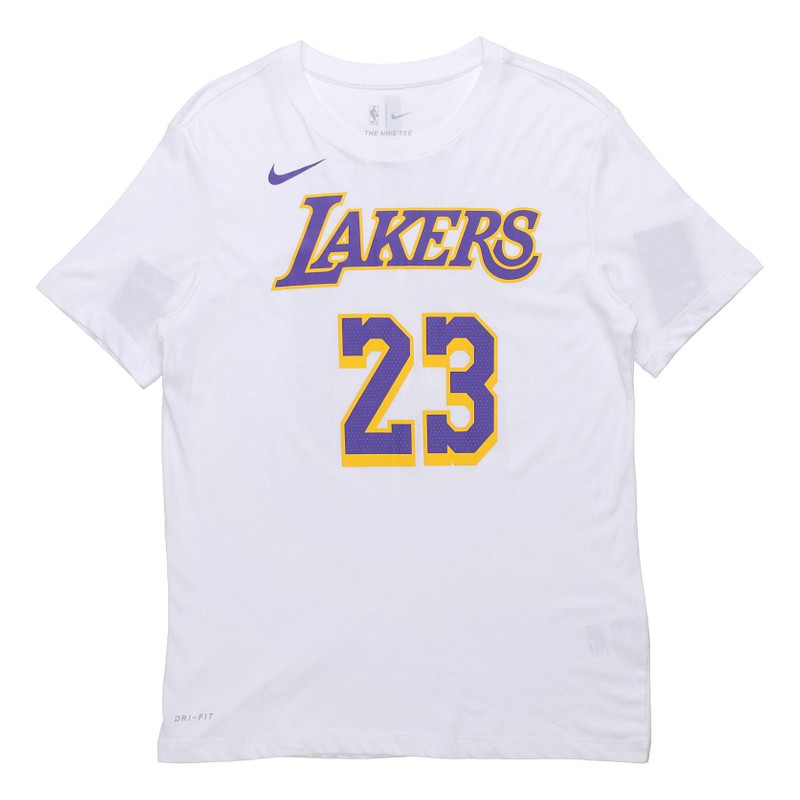 Nike Dri-FIT NBA LeBron James TEE Men White BQ1541-110 - 1