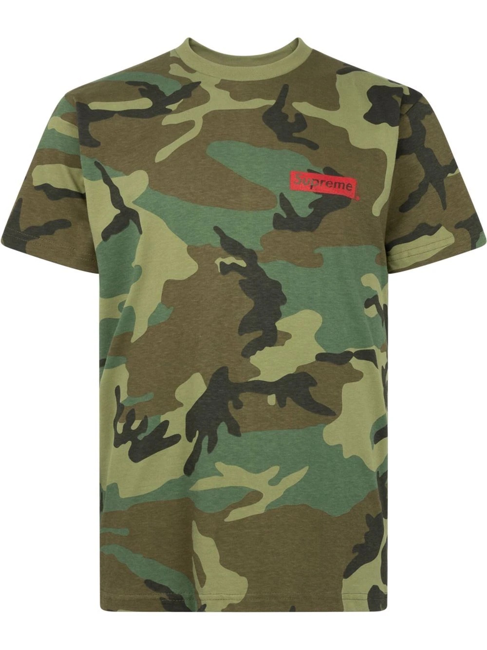 Supreme Spiral camouflage print T shirt REVERSIBLE