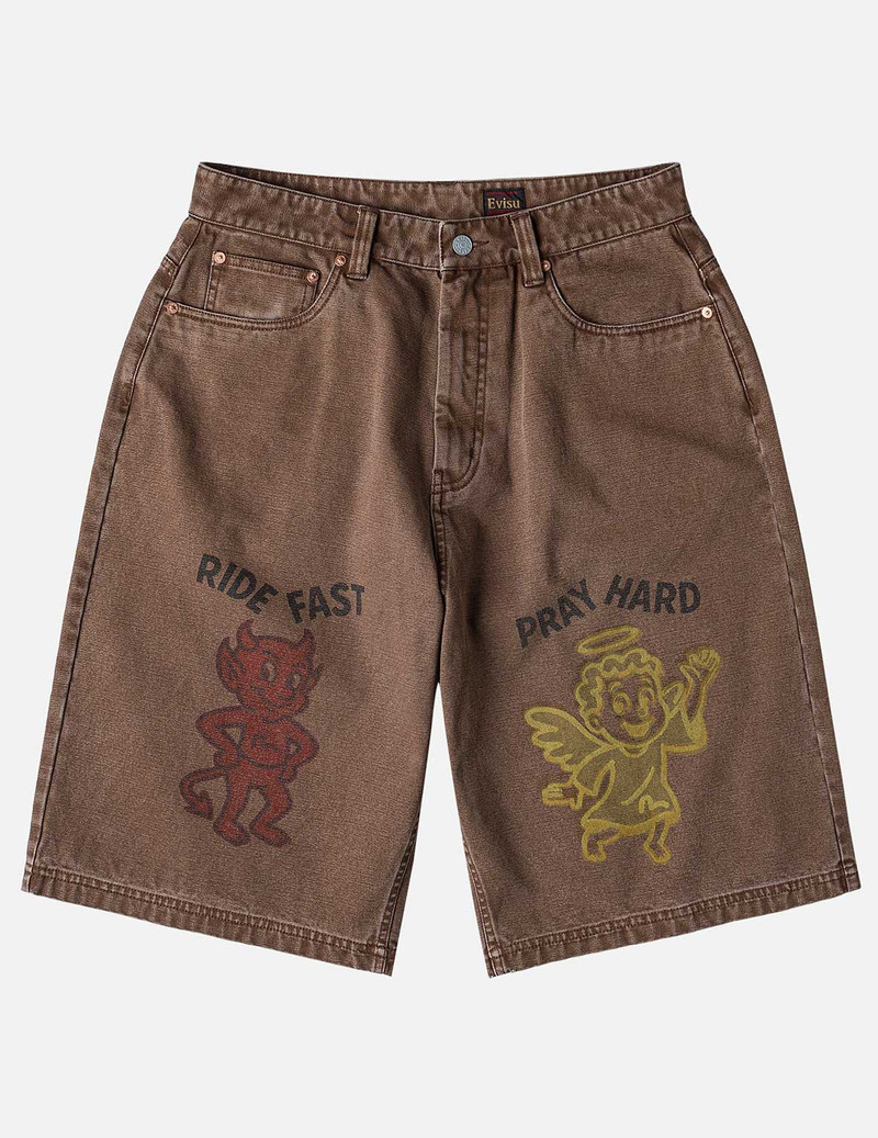 Washed Wide Wale Shorts 3