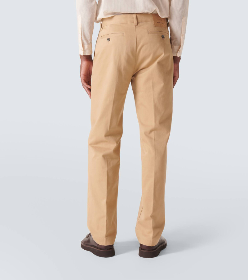 Cotton satin chinos 4