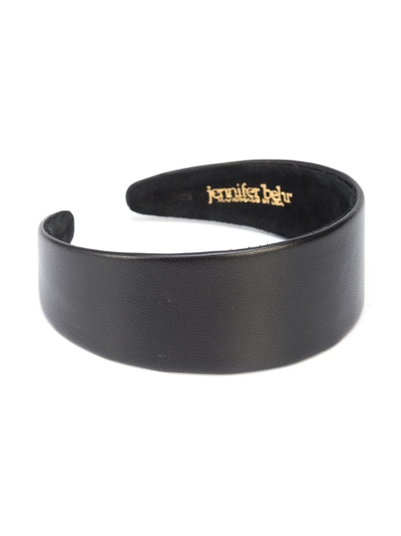 Luz wide leather headband - 2