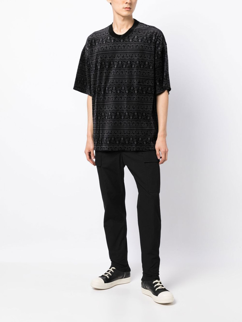 MASTERMIND WORLD abstract-pattern short-sleeve T-shirt outlook