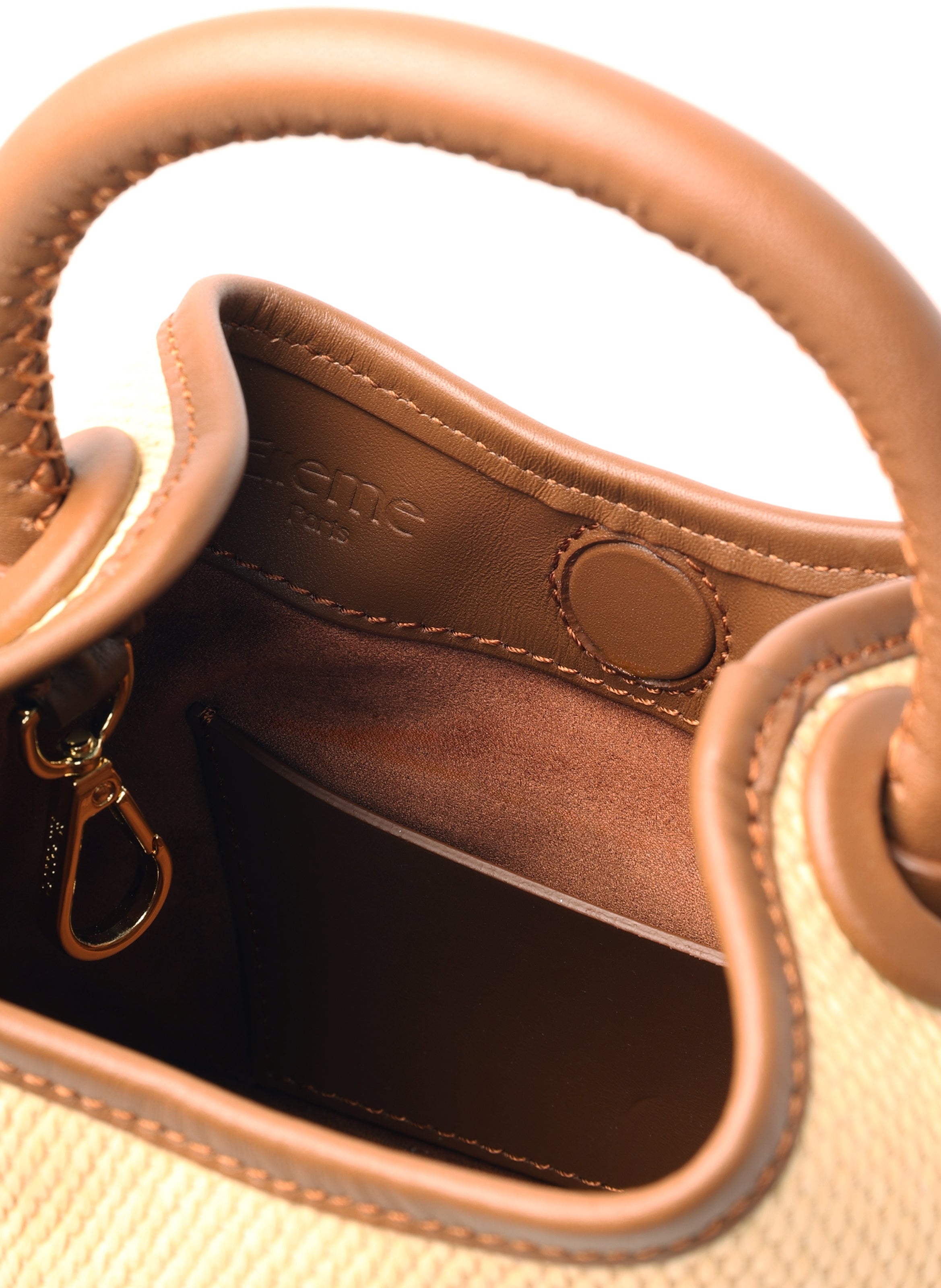 Madeleine Raffia Naturale/Cognac - 6