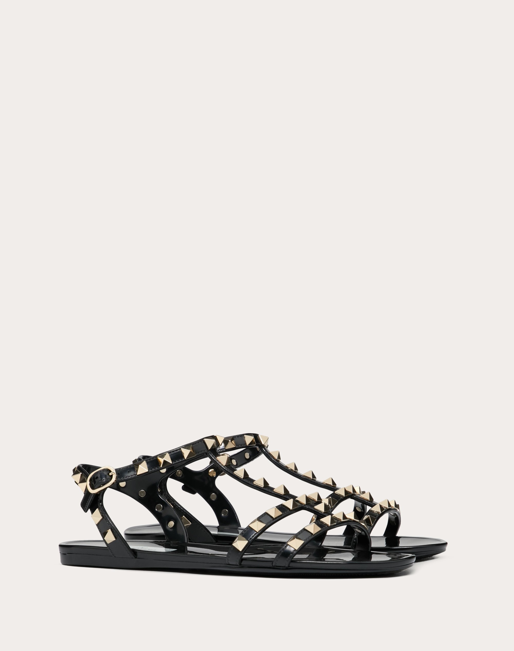 ROCKSTUD FLAT RUBBER SANDAL - 2