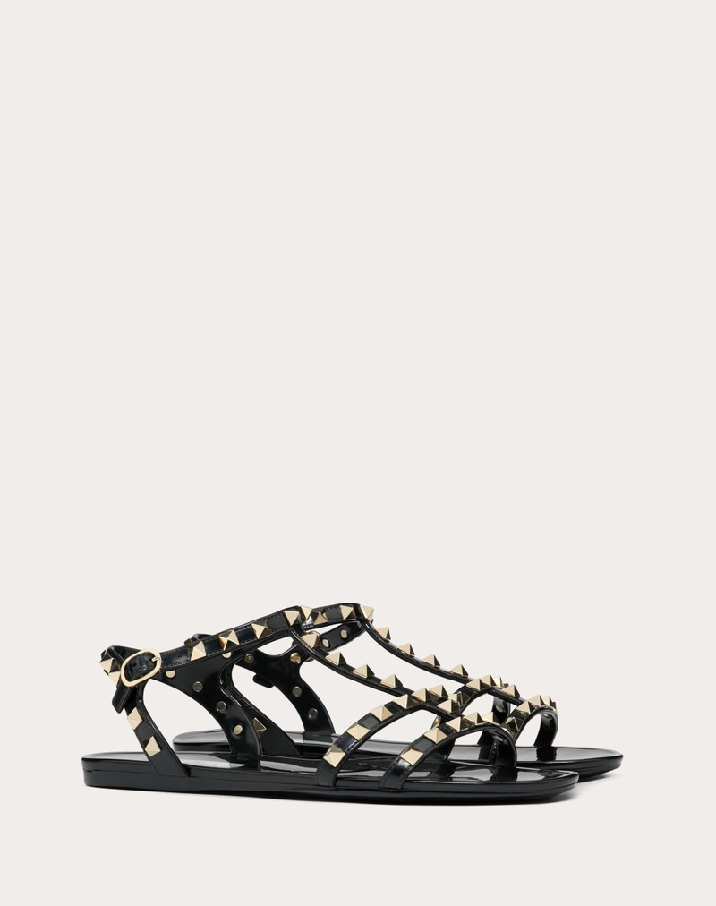 Valentino ROCKSTUD FLAT RUBBER SANDAL outlook