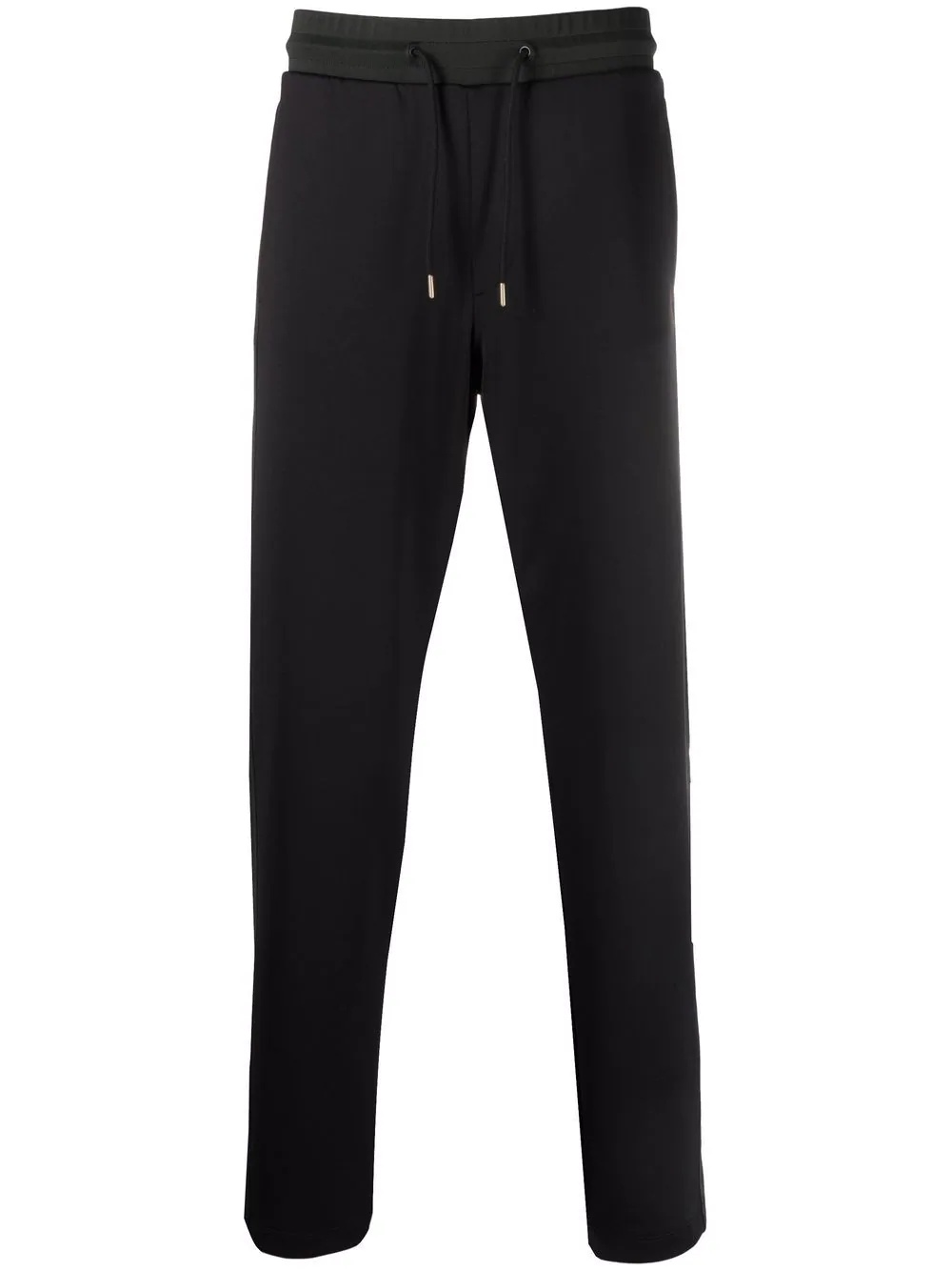 stripe-pattern track trousers - 1