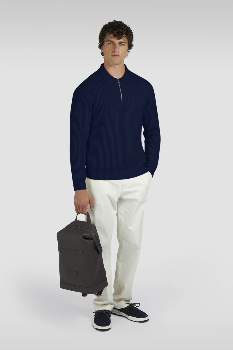 Paul & Shark ZIPPED RE-WOOL POLO SHIRT outlook