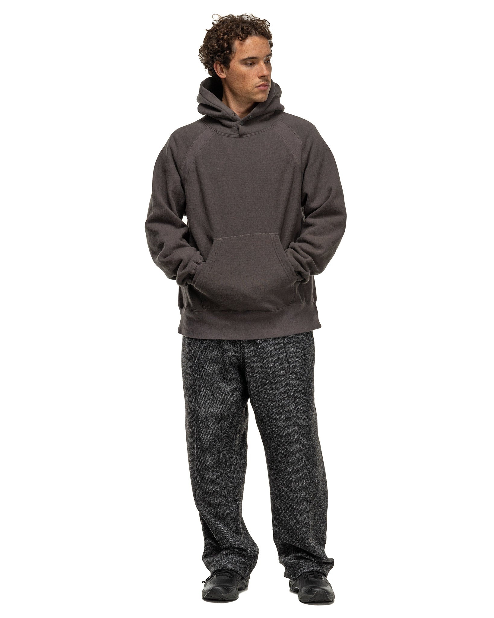 Engineered Garments Knit Leisure Pant Charcoal Wool Poly Melange 