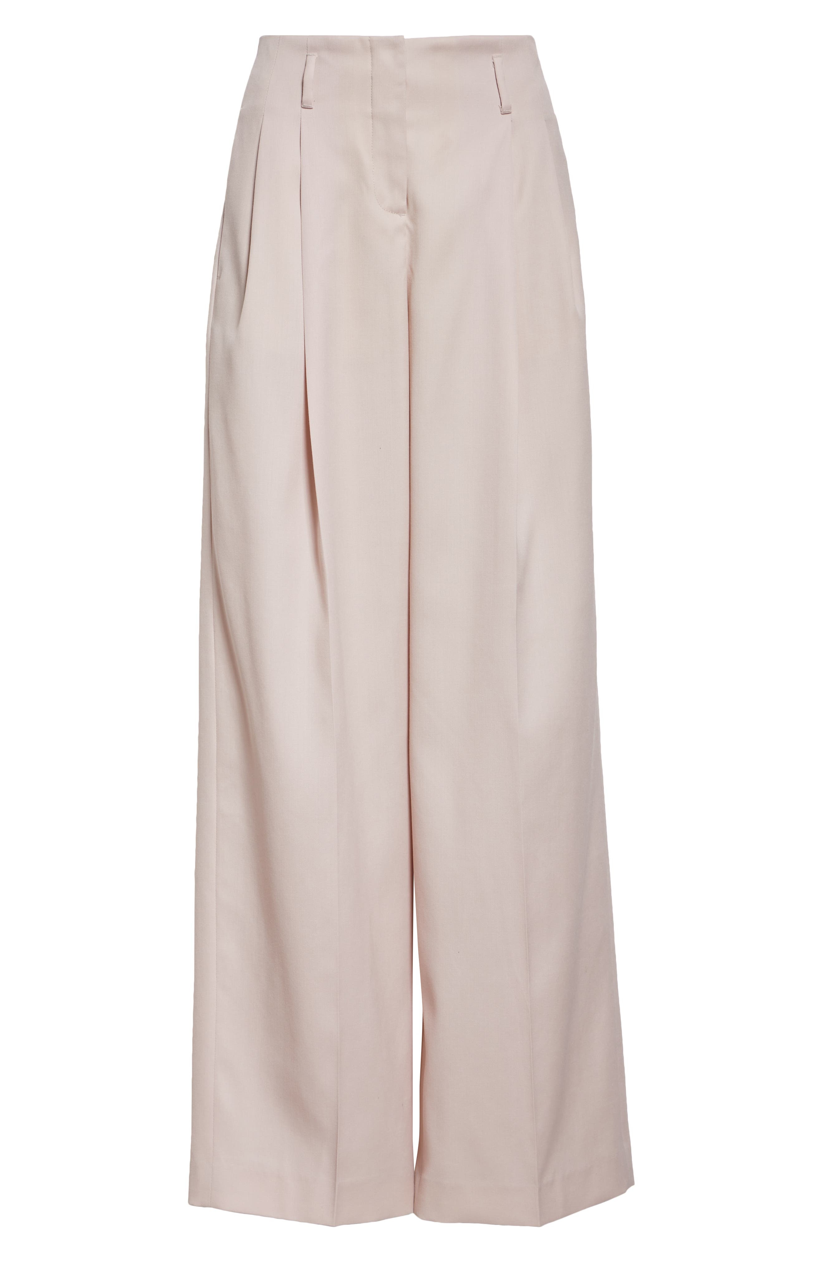 Golden Goose Pleated Hollywood Waist Pants in Shadow Gray at Nordstrom - 6