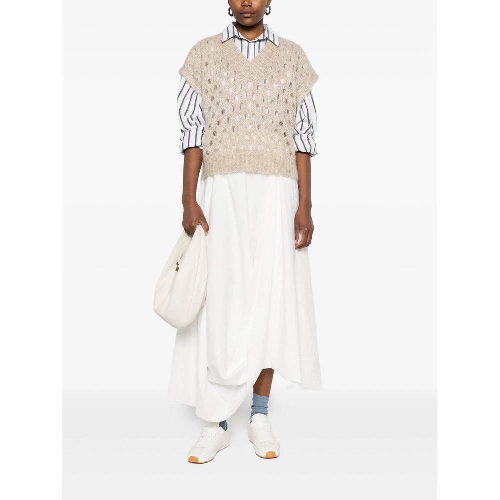Brunello Cucinelli Neutrals Tops - Vests & Tank Tops Women - 2