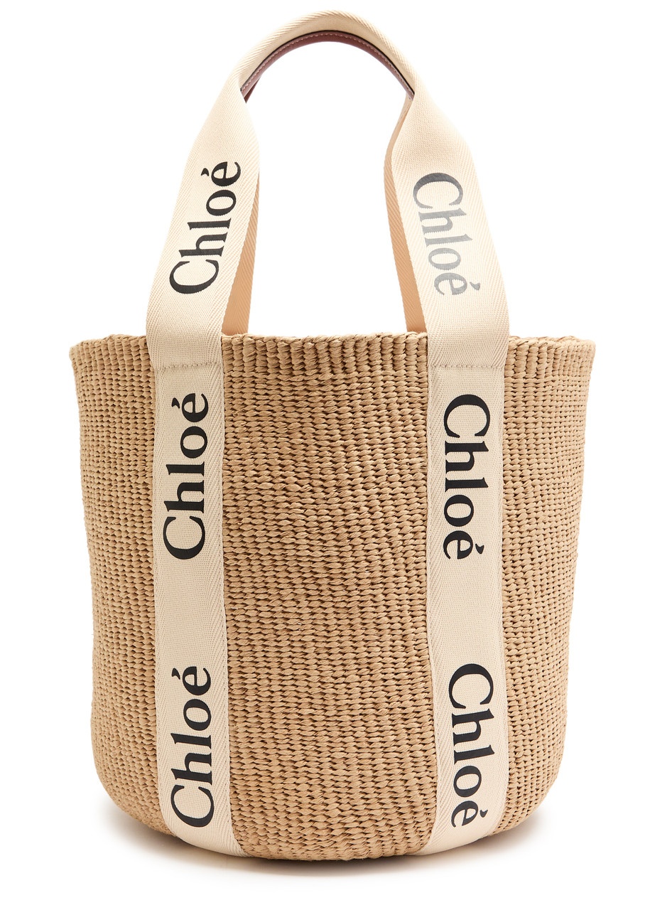 Chloe Woody Raffia Basket bag - 1