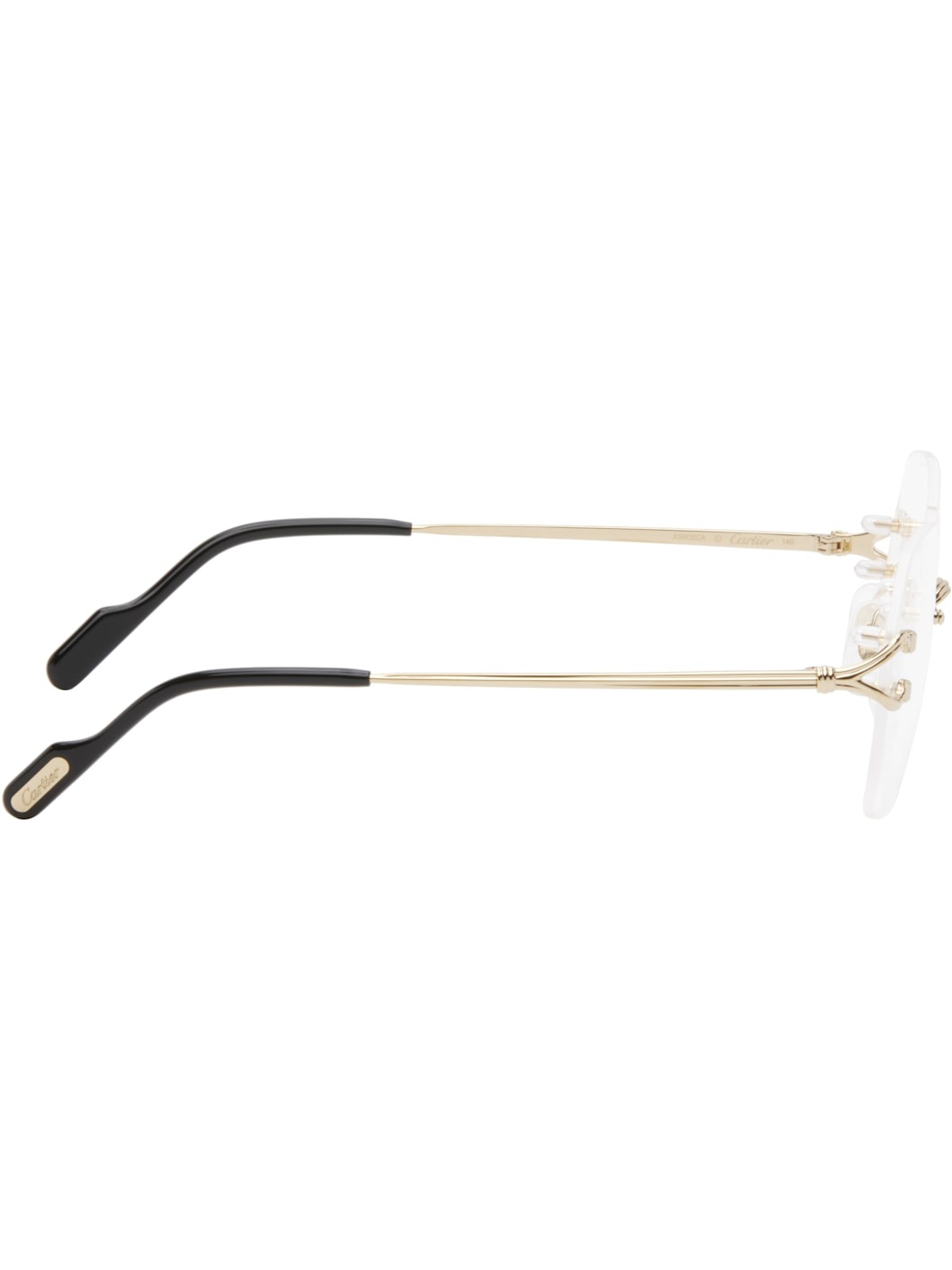 Gold 'Signature C de Cartier' Glasses - 2