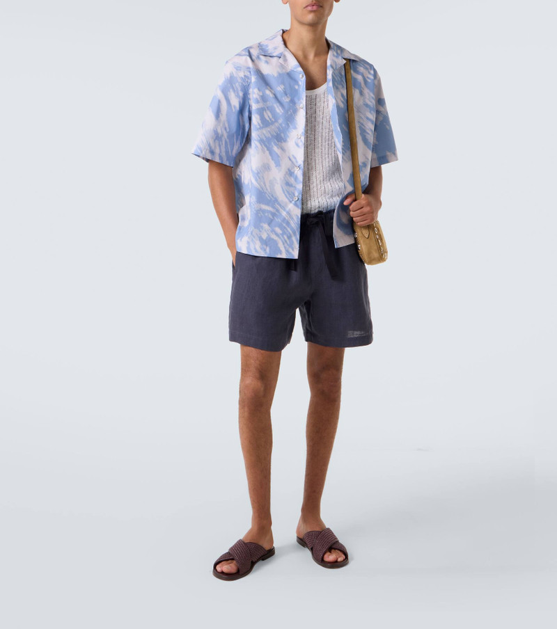 COMMAS Printed cotton bowling shirt outlook