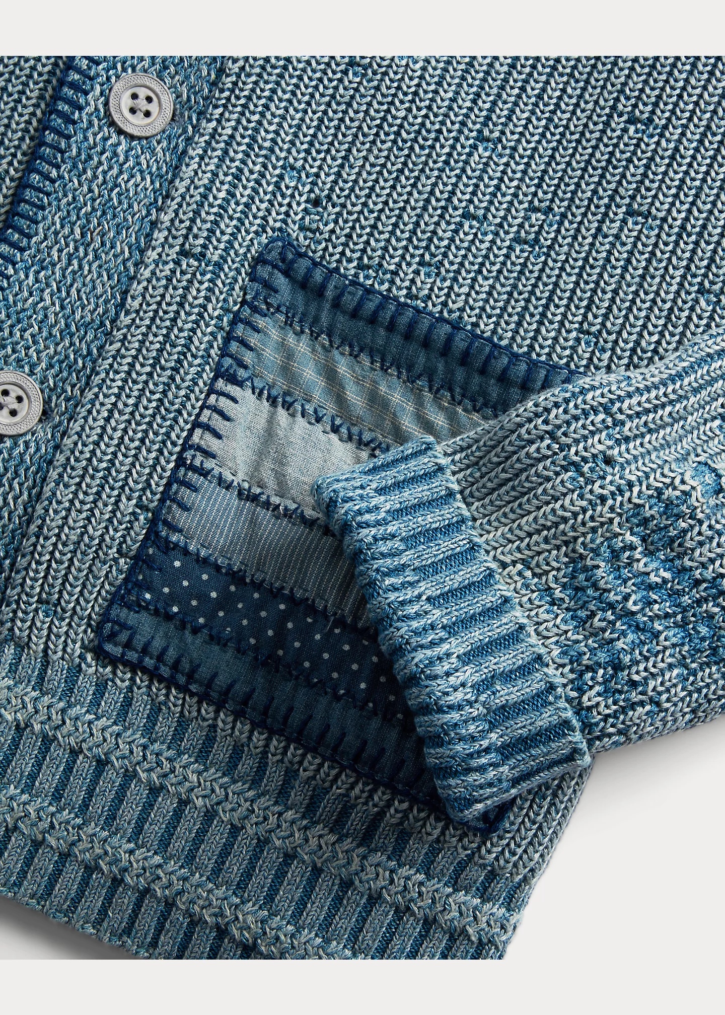 Flag Patchwork Cotton-Blend Cardigan - 4