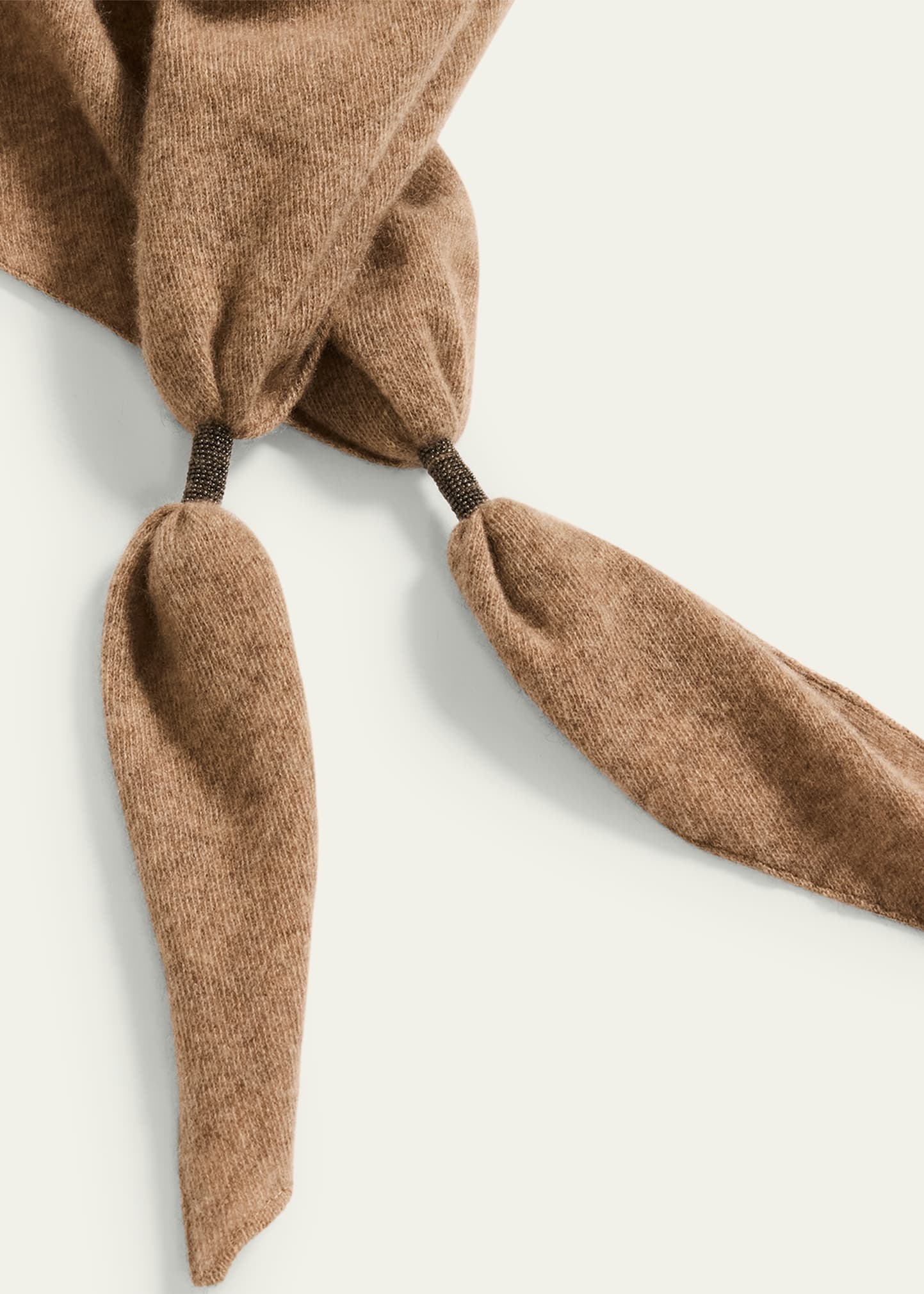 Cashmere Bandana Scarf - 4