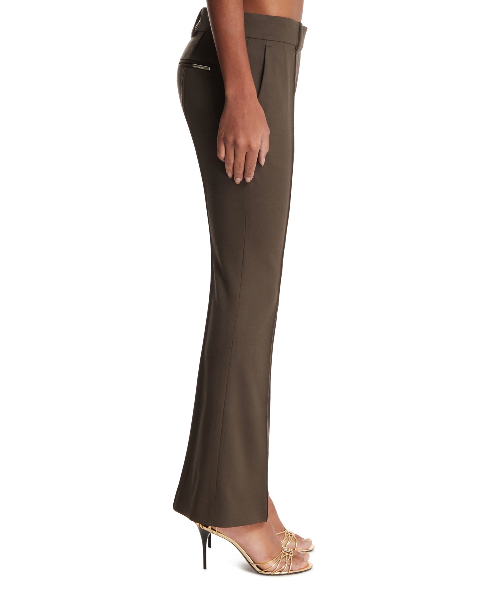 Brown Wool Trousers - 5