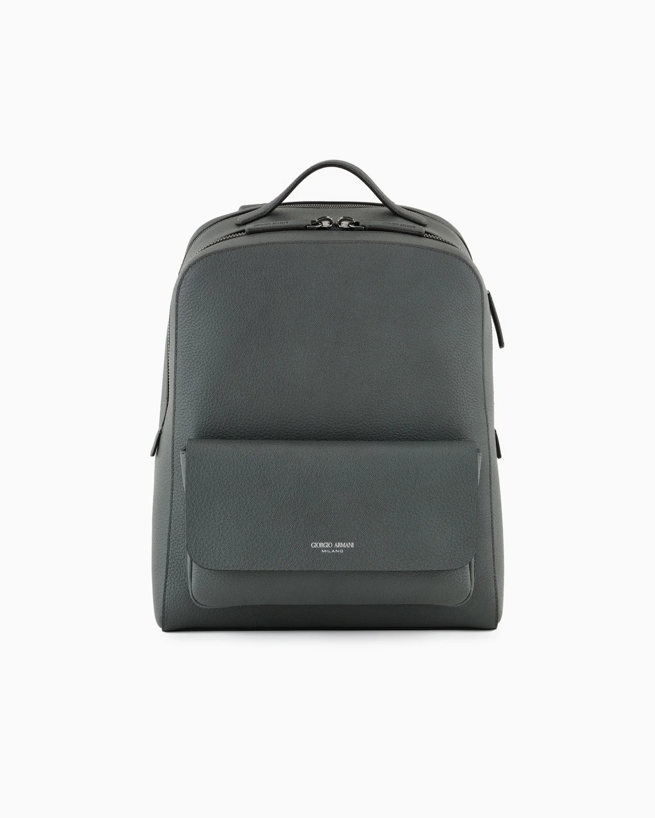 ROUND LEATHER BACKPACK - 1