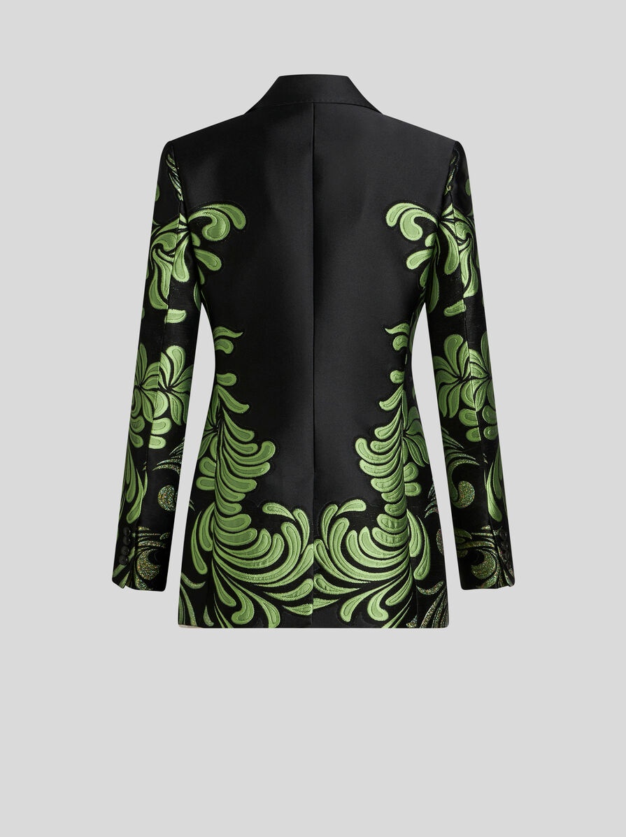 JACQUARD BROCADE JACKET - 6