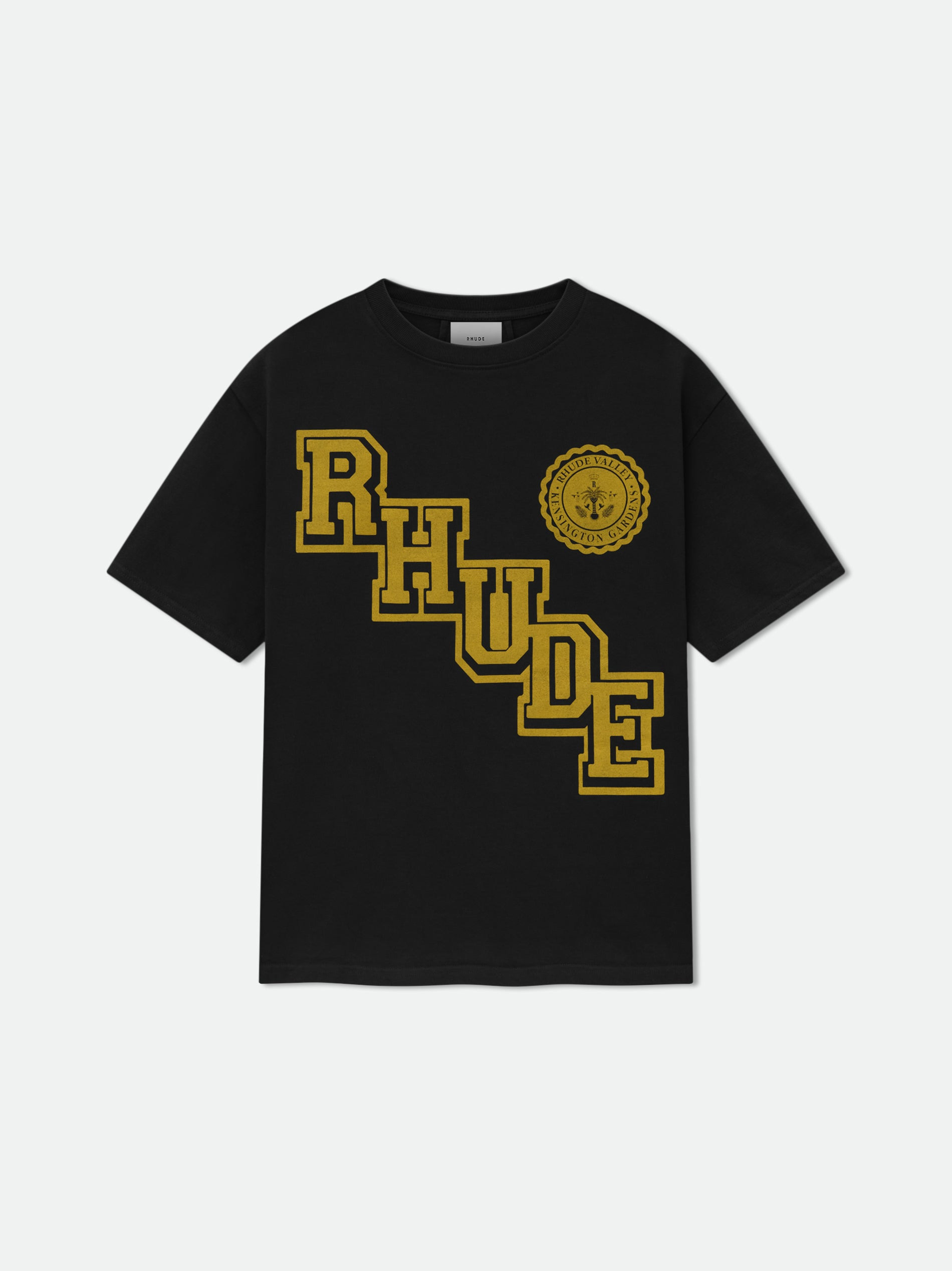 RHUDE COLLEGIATE CREST TEE - 1