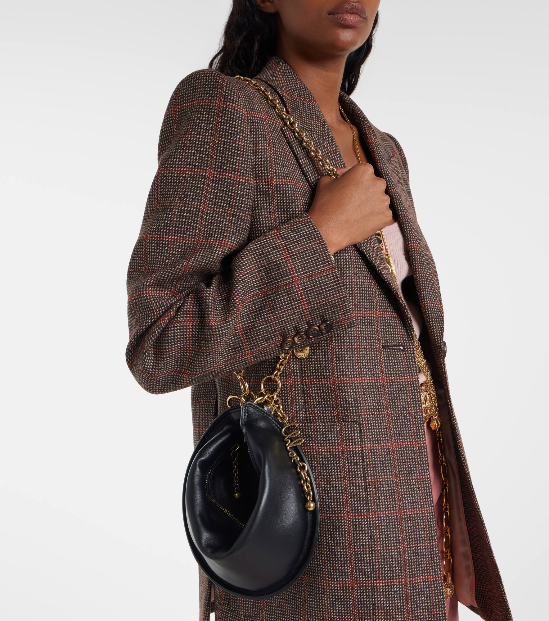 Icons Small leather shoulder bag - 7